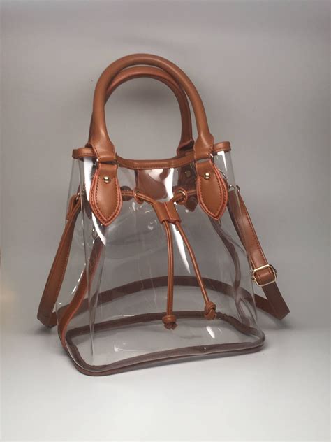 WOMEN'S LUXURY TRANSPARENT SMALL LEATHER 